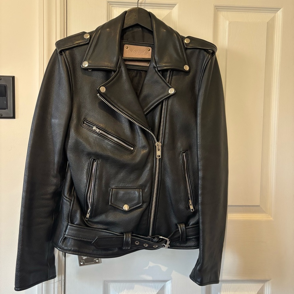 Understated Leather ‘Easy Rider’ Jacket